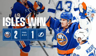 The Skinny: Isles 2, Lightning 1