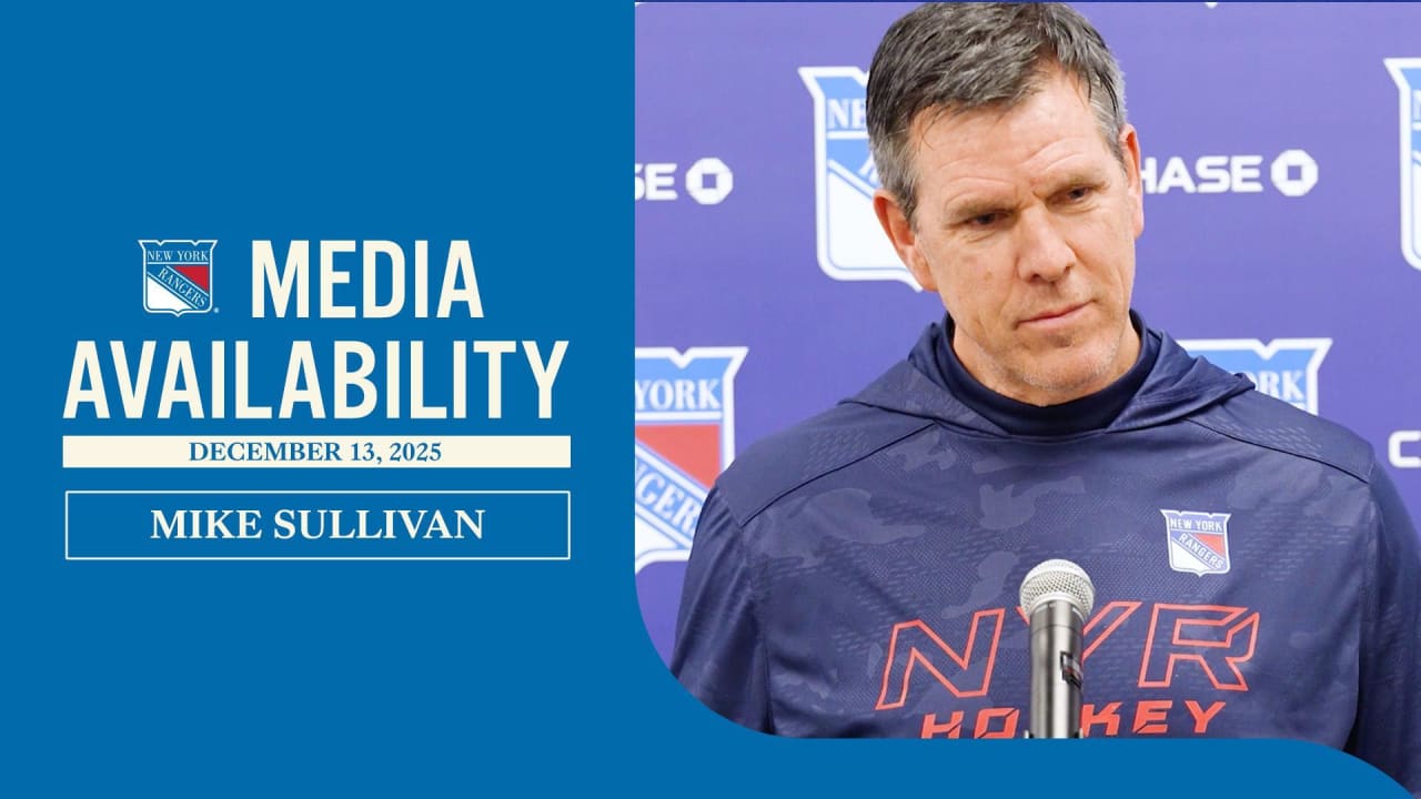 Pregame: Mike Sullivan | New York Rangers