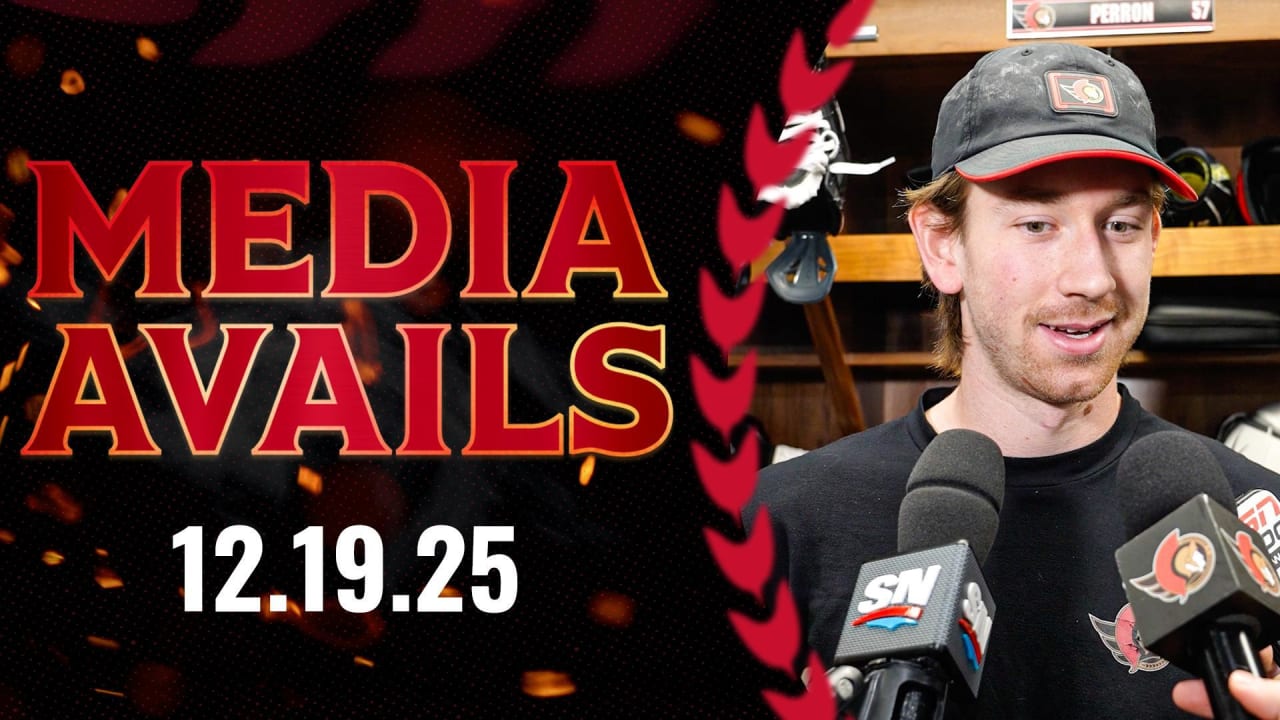 Jake Sanderson Media Availability | Ottawa Senators