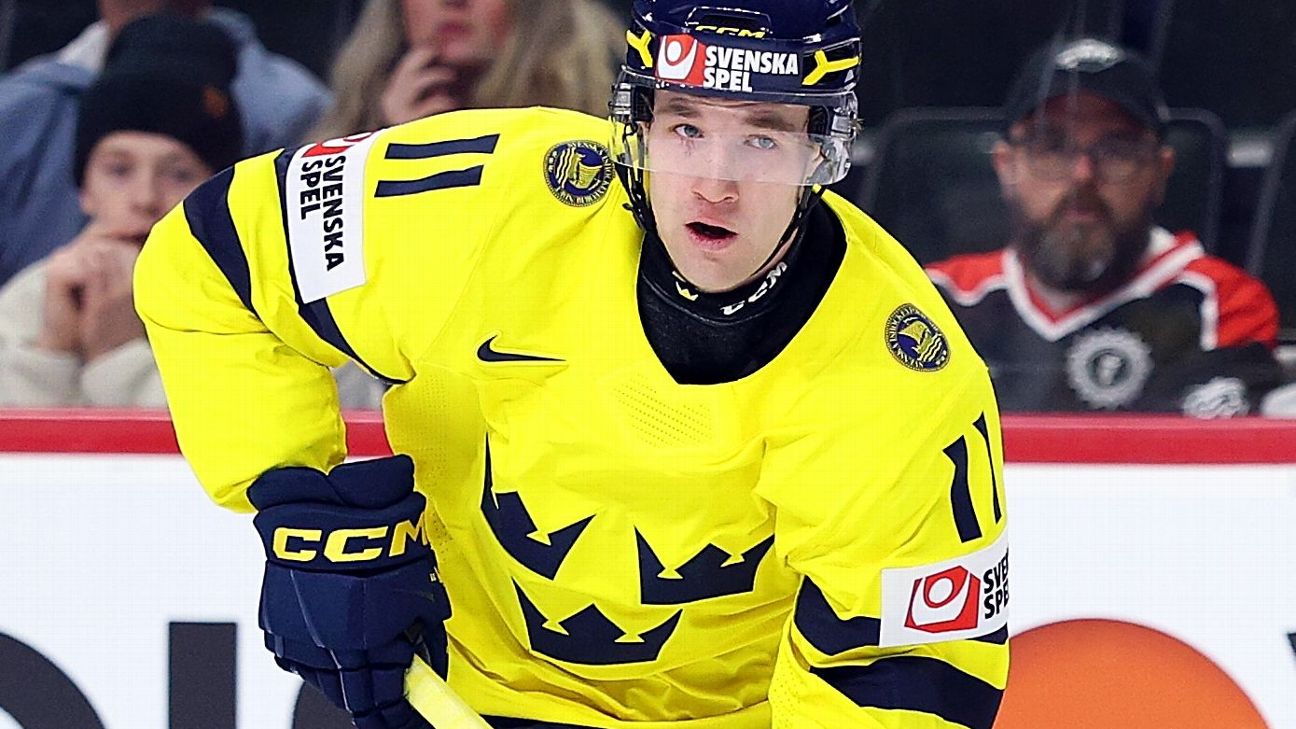 Anaheim Ducks prospect Lucas Pettersson leads Sweden to win