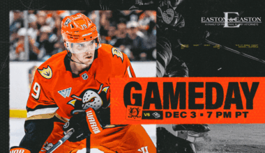 GAMEDAY: Ducks Come Home to Host Mammoth