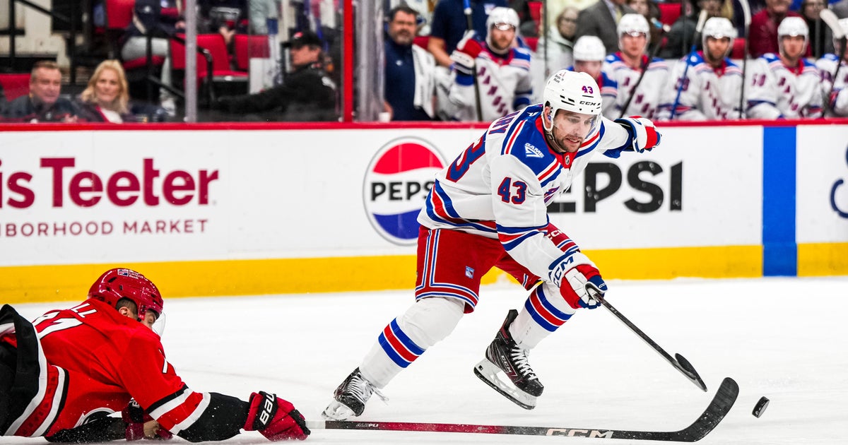 Rangers let lead get away, fall to Hurricanes on power-play goal in overtime