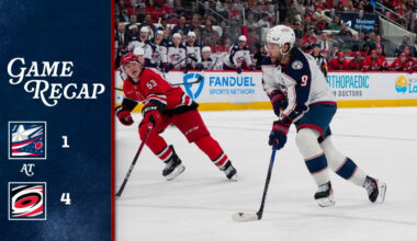 Hurricanes pull away from Blue Jackets in third