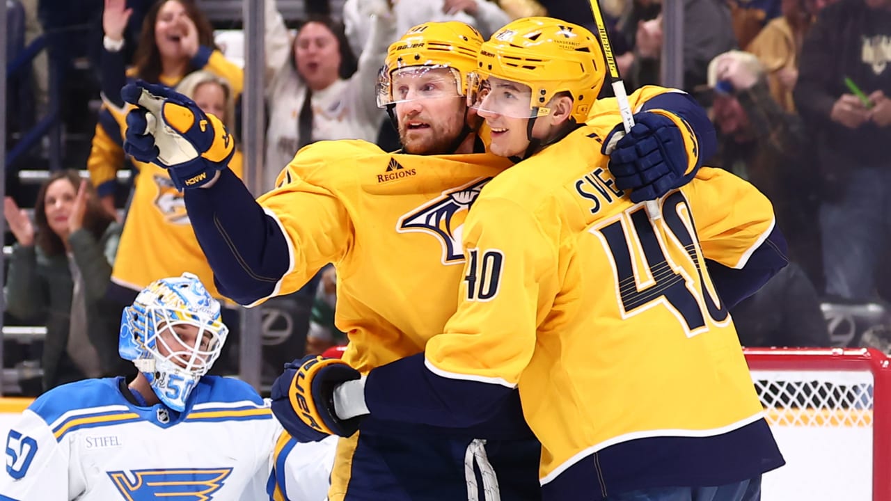 Stamkos gets 2nd career 4-goal game for Predators in win against Blues