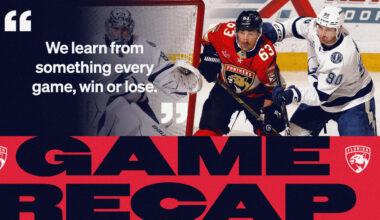 RECAP: Lightning 4, Panthers 2