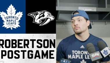 Nick Robertson | Post Game at Nashville Predators | December 20, 2025