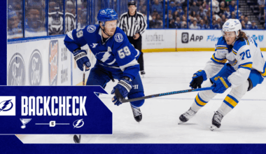 The Backcheck: Lightning give fans early holiday gift with Monday win over Blues