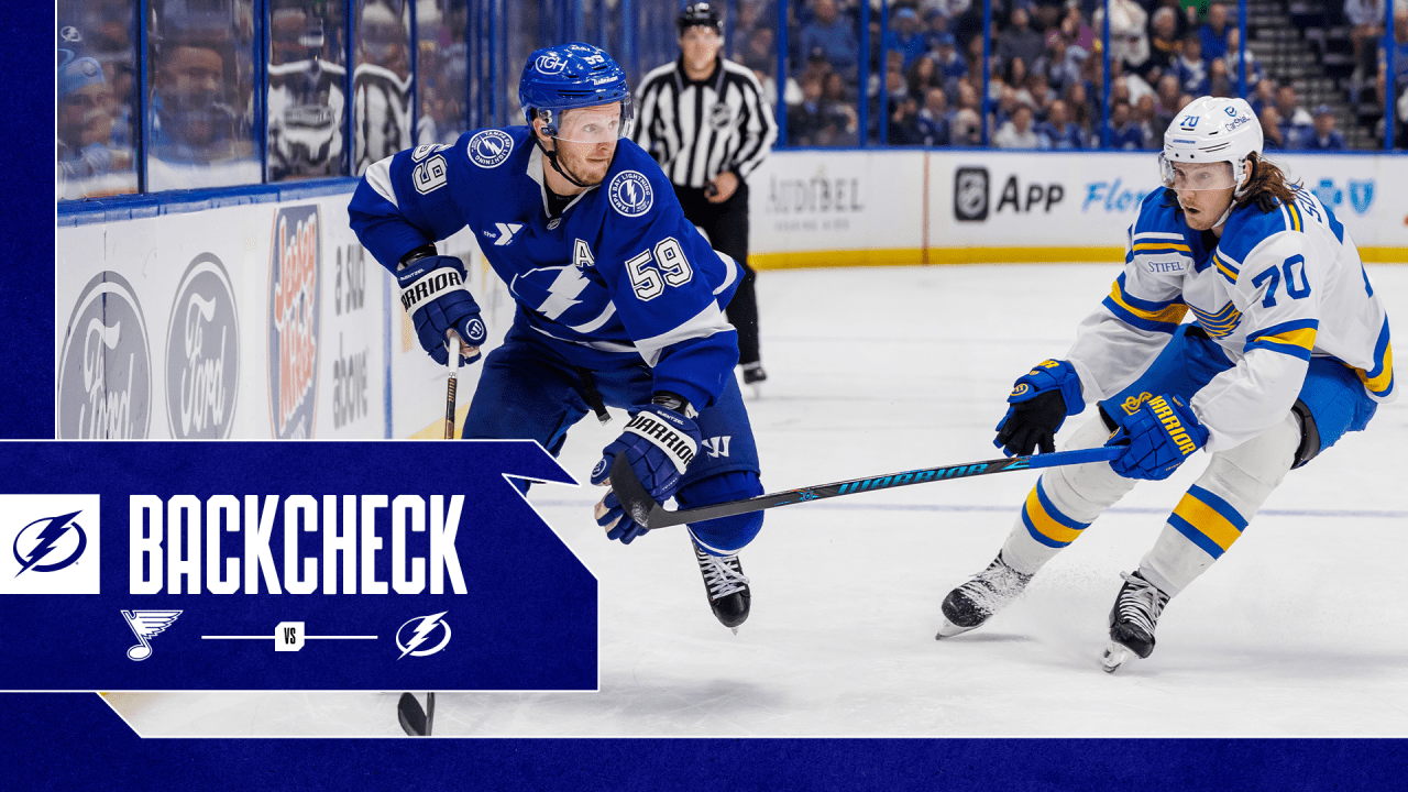 The Backcheck: Lightning give fans early holiday gift with Monday win over Blues