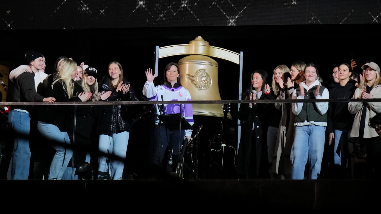 Hockey Fights Cancer month concludes with bell ringing from Carla MacLeod