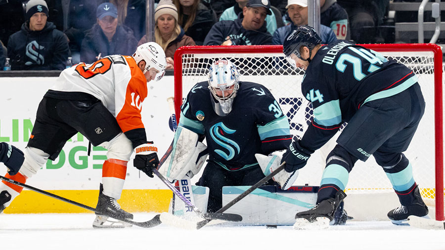 Seattle Kraken Philipp Grubauer Philadelphia Flyers...