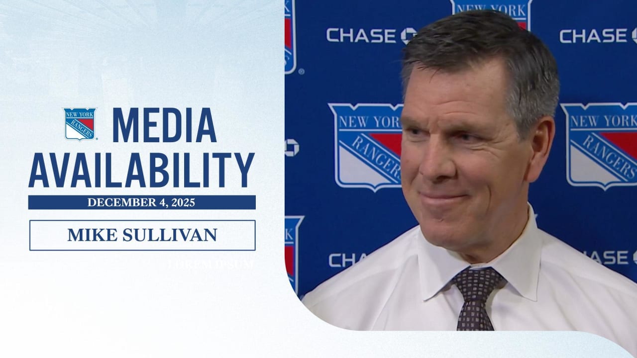 Postgame: Mike Sullivan | New York Rangers