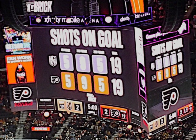 Flyers lose to Knights in overtime