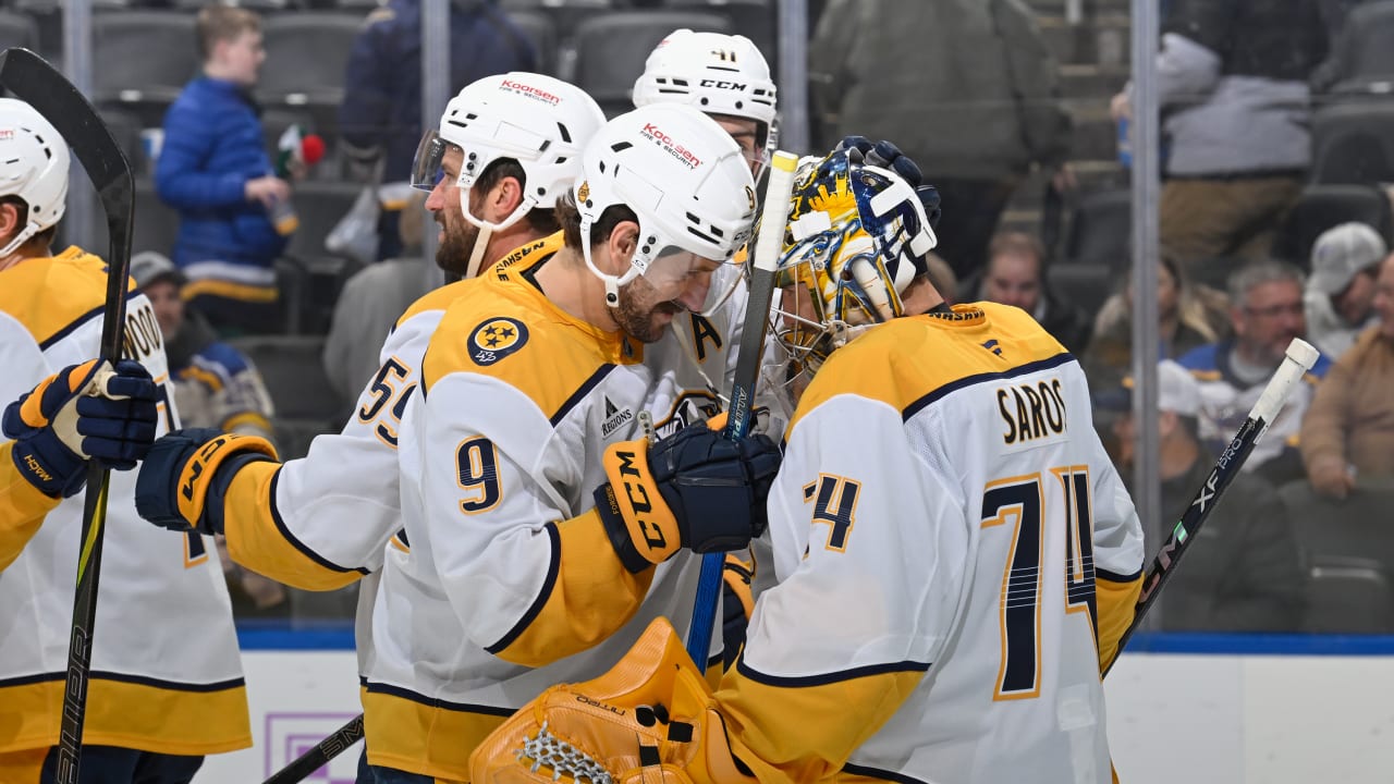 Forsberg's Hat Trick Leads Preds Past Blues