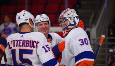 Islanders Hard on Pucks Against Hurricanes, Sorokin Shines