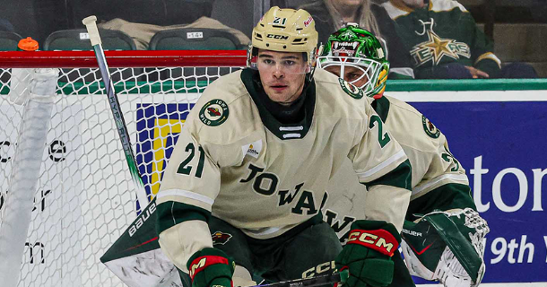 MINNESOTA WILD RECALLS DEFENSEMAN DAVID SPACEK FROM IOWA