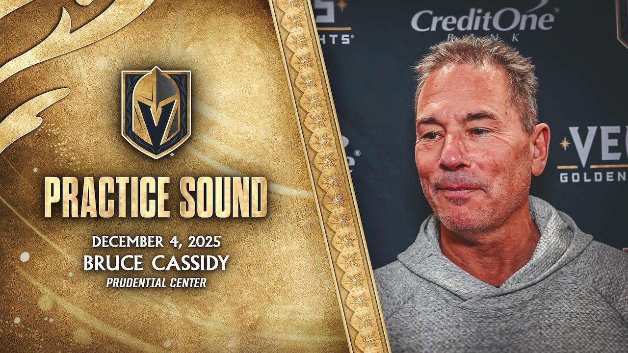 🎥 SOUND: Cassidy | Vegas Golden Knights