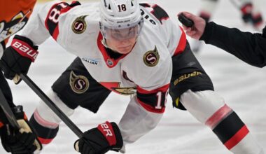 Ottawa Senators shuffle the deck with top centre Tim Stutzle struggling to score