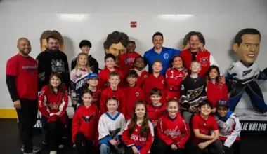 Brooke Grove Elementary School Students Receive Silver Anthem Award for Capitals 50th Anniversary Season Song