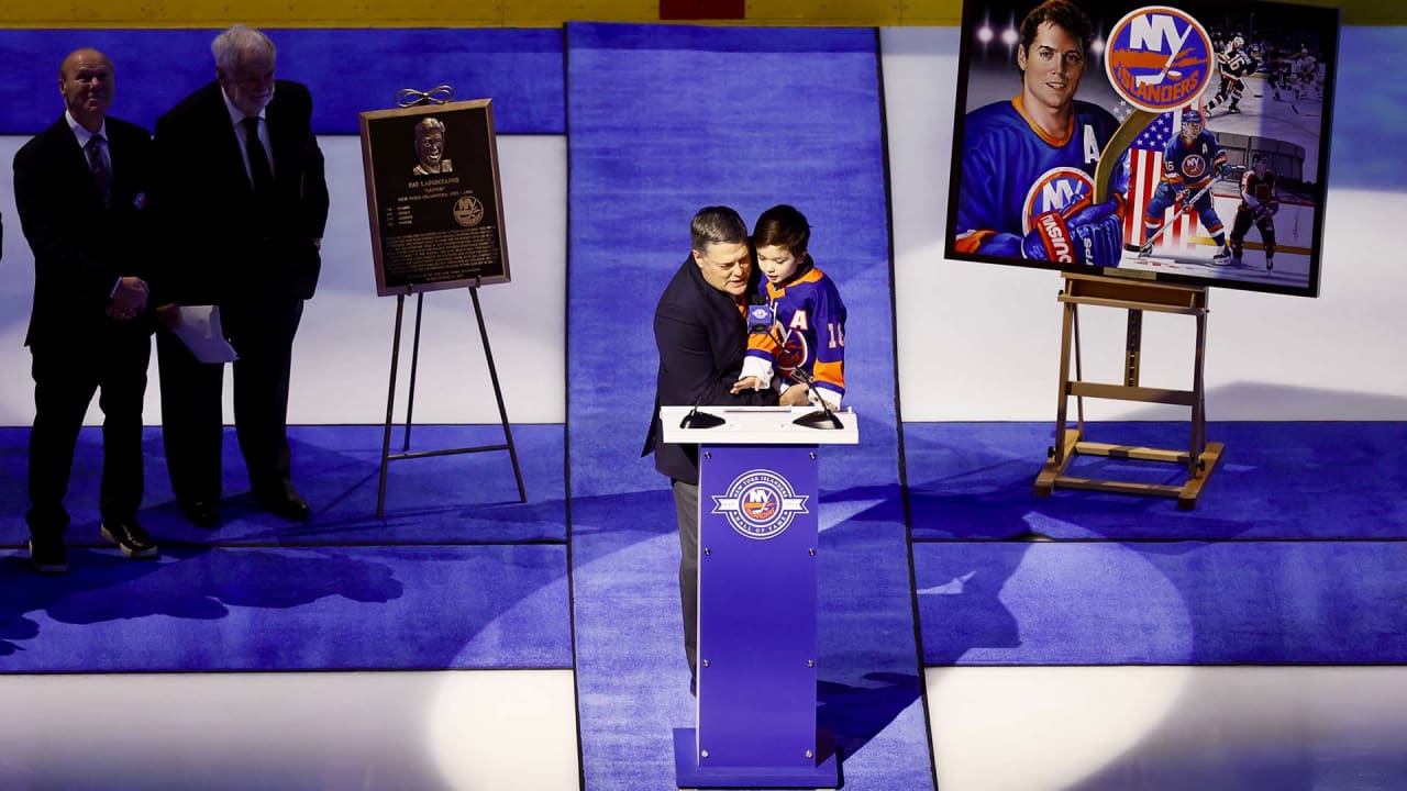 Scenes From Pat LaFontaine's Islanders Hall of Fame Induction