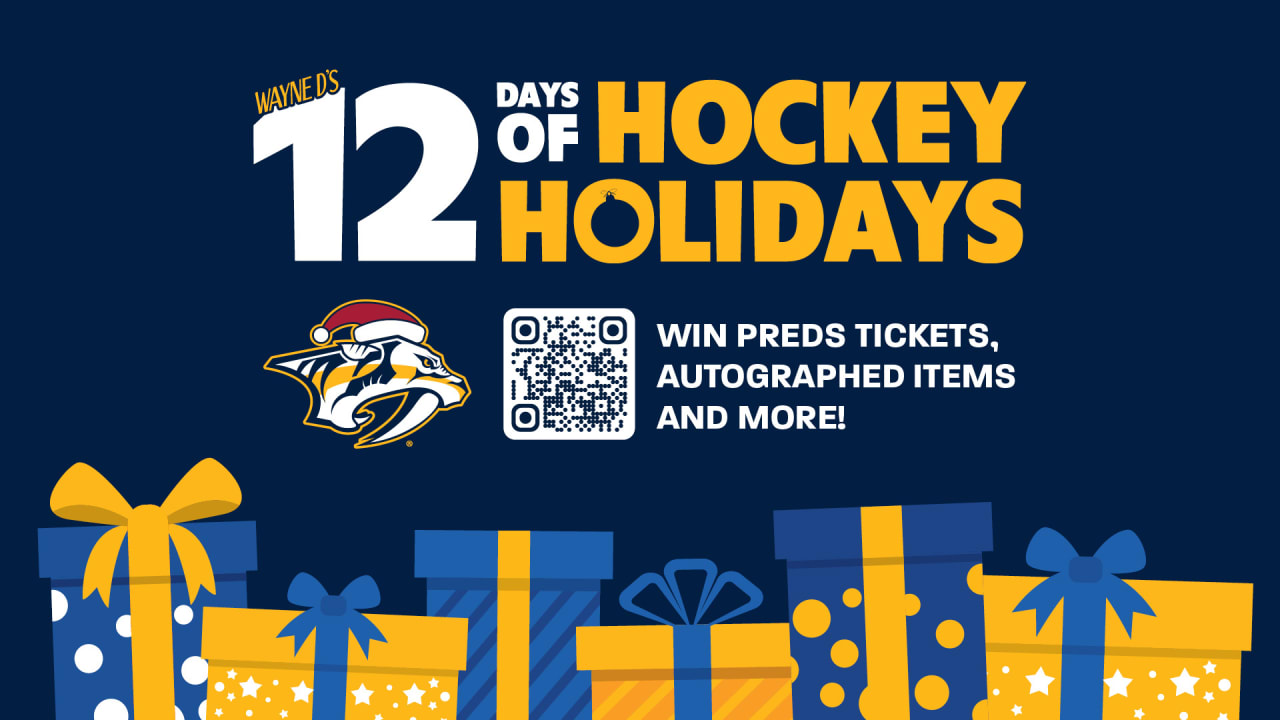 Nashville Predators Launch Wayne D's 12 Days of Hockey Holidays