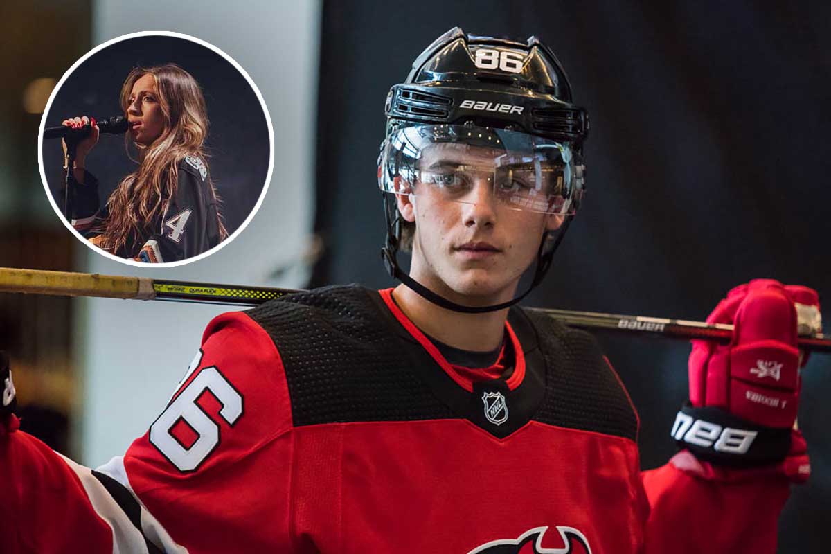 Tate McRae, Livvy Dunne, and Paul Skenes among celebrities at Devils game where Jack Hughes’ returned from a fluke dinner injury