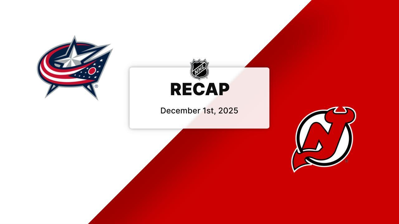Blue Jackets 5, Devils 3 | HIGHLIGHTS