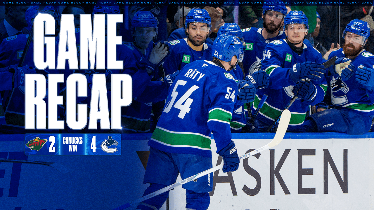 Aatu Räty Leads the Way with Three-Point Night in Canucks 4-2 Win Over Wild
