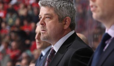 Todd McLellan coaching an NHL team
