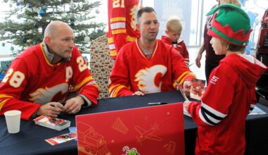 Flames legends help power Cochrane GM toy drive