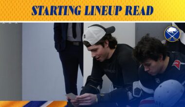 Starting Lineup Read | Buffalo Sabres