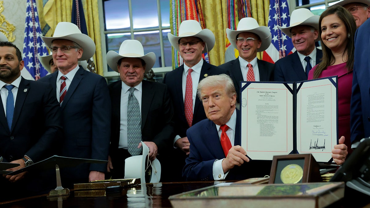 Trump signing Bill