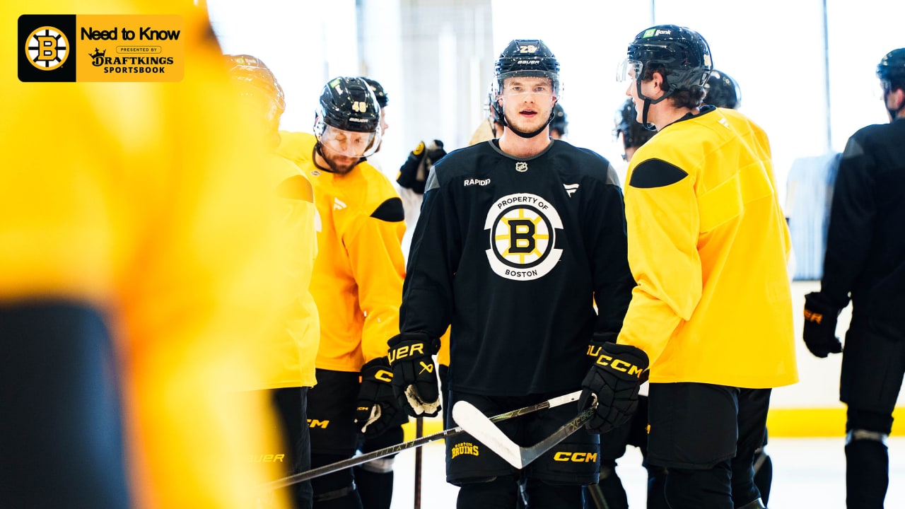 Need to Know: Bruins vs. Devils 