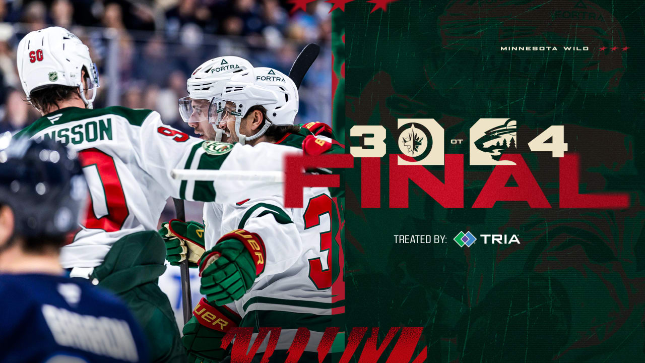 Game Recap: Wild 4, Jets 3 (OT)