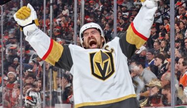 Stone's 2nd goal lifts Golden Knights past Flyers in OT