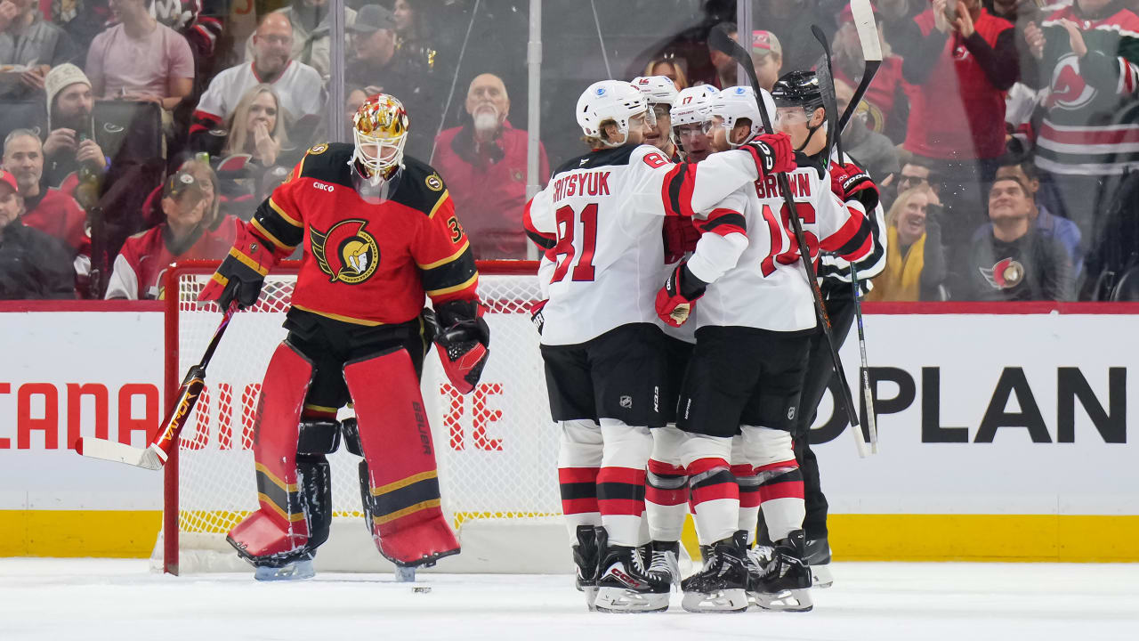 Glass lifts Devils past Senators with 3rd-period goal