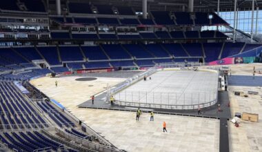 Winter Classic rink build underway in Miami for Rangers-Panthers outdoor game