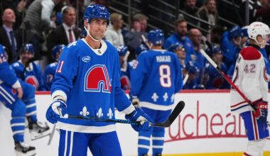 Brock Nelson has 4 points as surging Avs beat Canadiens 7-2