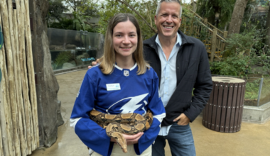 This Bolts backer has a wild job at the Florida Aquarium in downtown Tampa