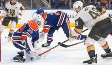McDavid has goal and 2 assists, Oilers hold off Golden Knights 4-3