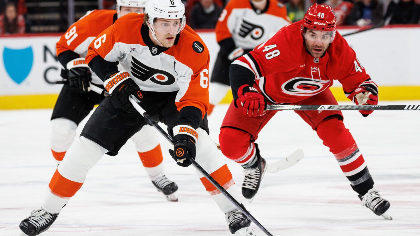 Andrei Svechnikov scores in shootout as Hurricanes beat Flyers 3-2 for 4th straight win