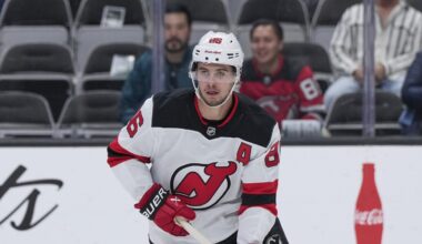 Jack Hughes scores in return for Devils 5 weeks after finger surgery