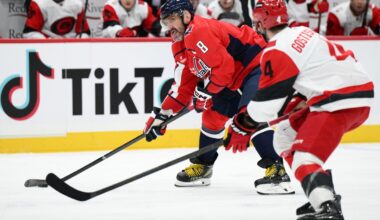 Hurricanes top Capitals 3-2 in SO in a matchup of the top teams in the Eastern Conference standings