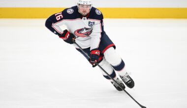 Fantilli scores twice, Marchenko has shootout winner to lift Blue Jackets past Red Wings, 6-5