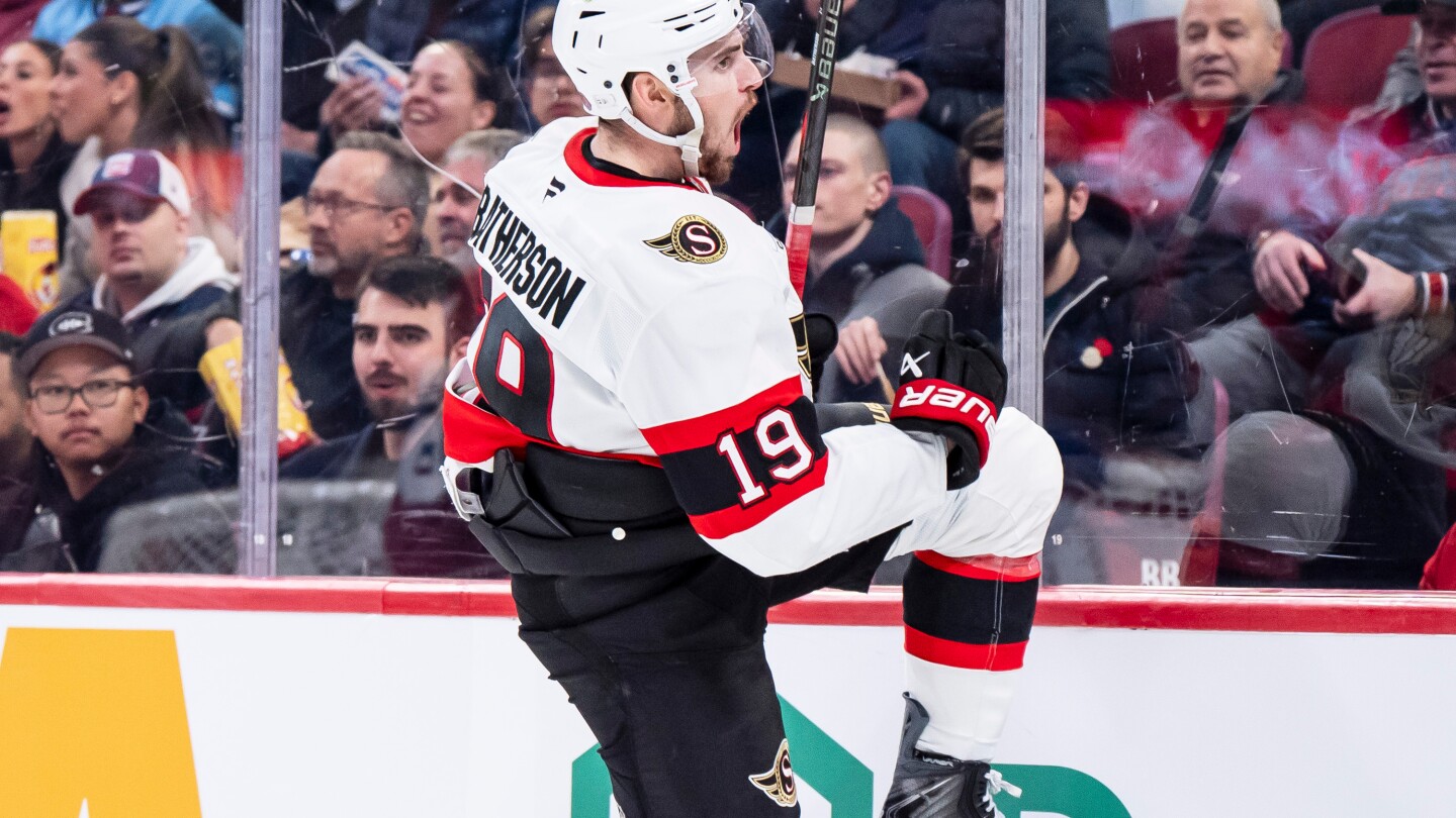 Tkachuk, Zetterlund lead Ottawa Senators past Montreal Canadiens 5-2