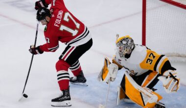 Blackhawks' Nick Foligno returns with goal against Penguins