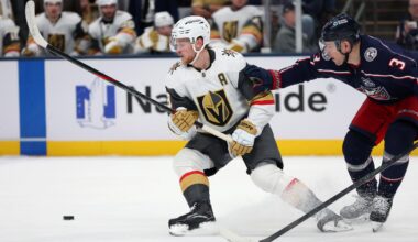 Jack Eichel, Shea Theodore out for Vegas Golden Knights due to injuries
