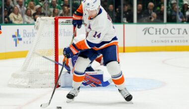 Islanders forward Bo Horvat leaves game against Ducks with lower body injury