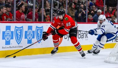 Blackhawks impressed by Artyom Levshunov's calmness in chaotic situations: 'He's never rushing'