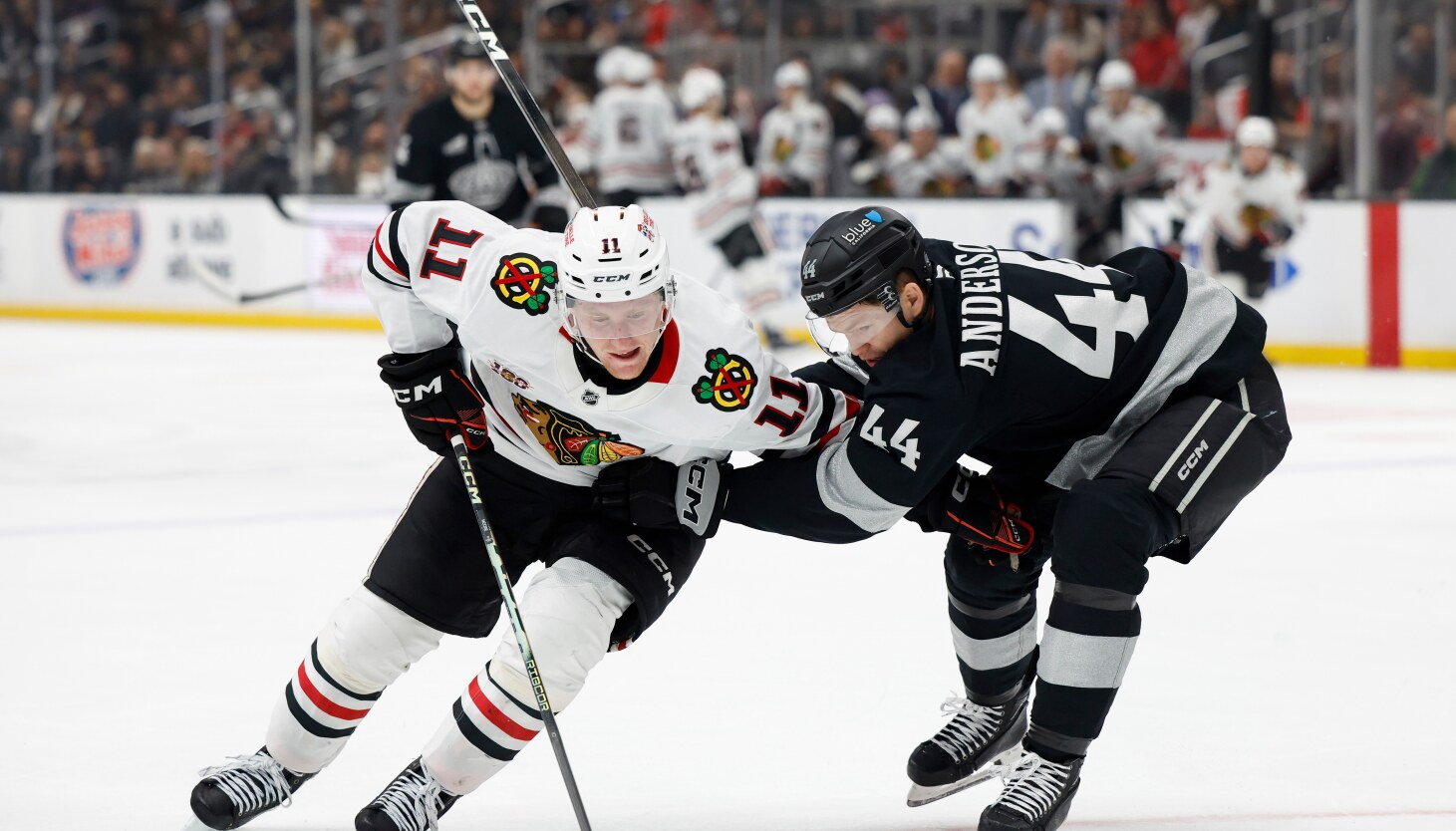 Blackhawks need more from Oliver Moore, but they also need to give him more