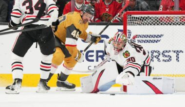 Blackhawks defensemen have their own blind-spot detection system: Spencer Knight's voice